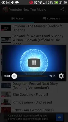 New top music android App screenshot 0